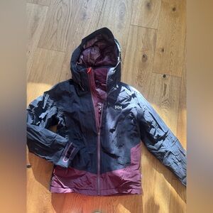 Helly Hansen Burgundy and Orange Jacket